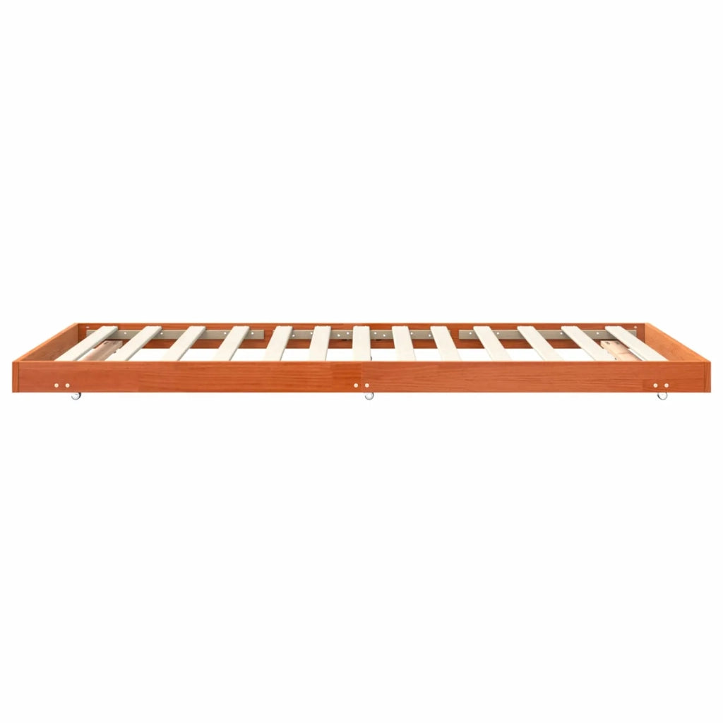 Struttura del letto Marrone cerato 90 x 200 cm Pino massello 864058