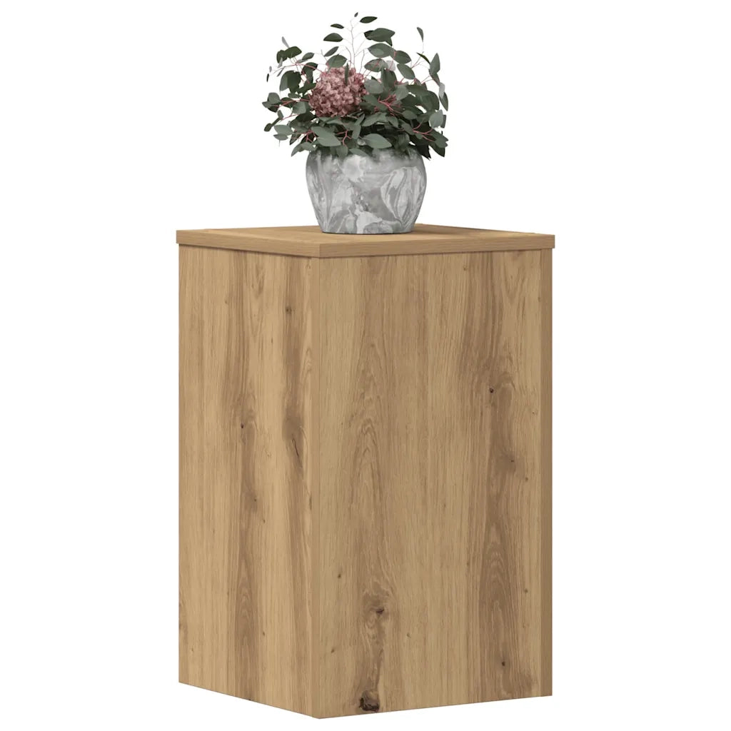 Supporti per piante | Sostegno per piante 2 pz Rovere 30x30x50 cm in Multistrato