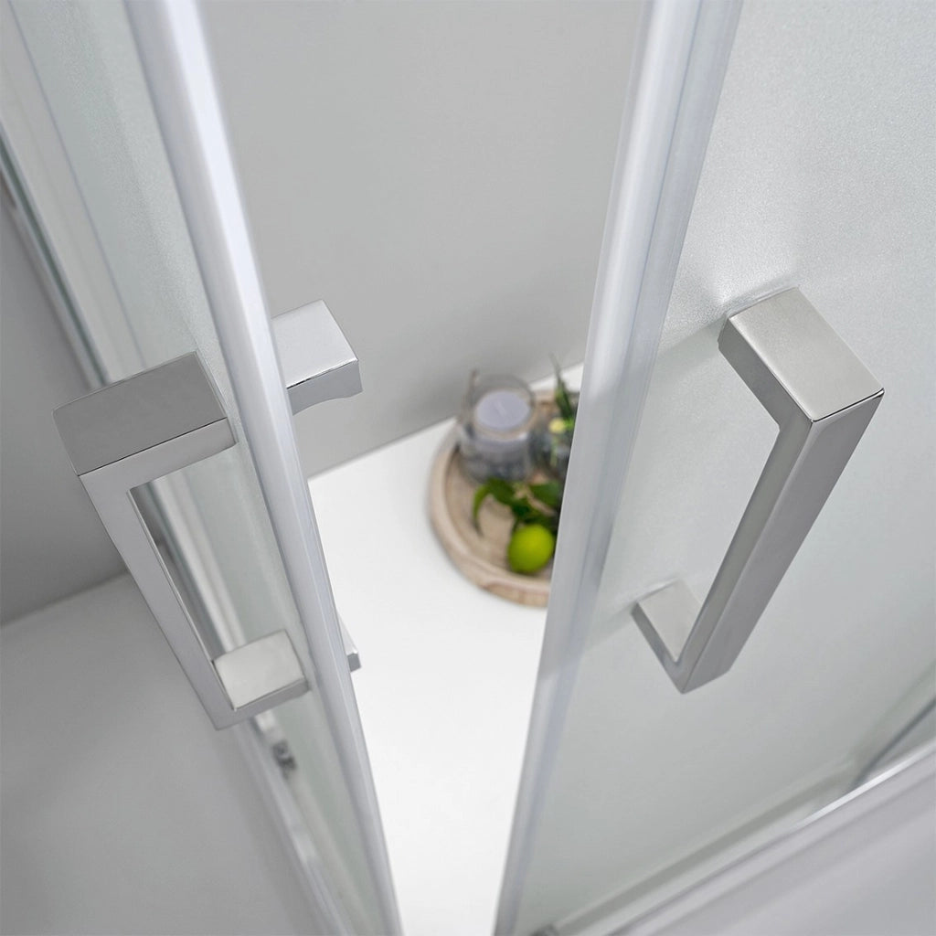 Box Doccia Elite Tre Lati 70x100x70 Cm Scorrevole Opaco