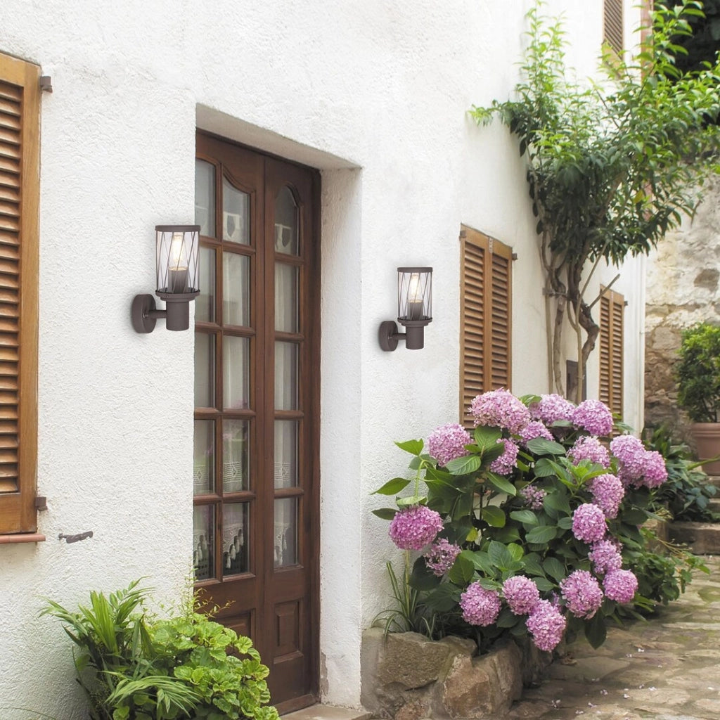 Applique esterna 1xE27 Budapest bronzo IP44 Rabalux