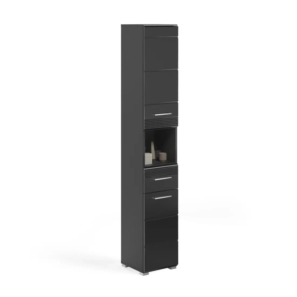 Colonna da bagno – Nero lucido – KLEANKIN