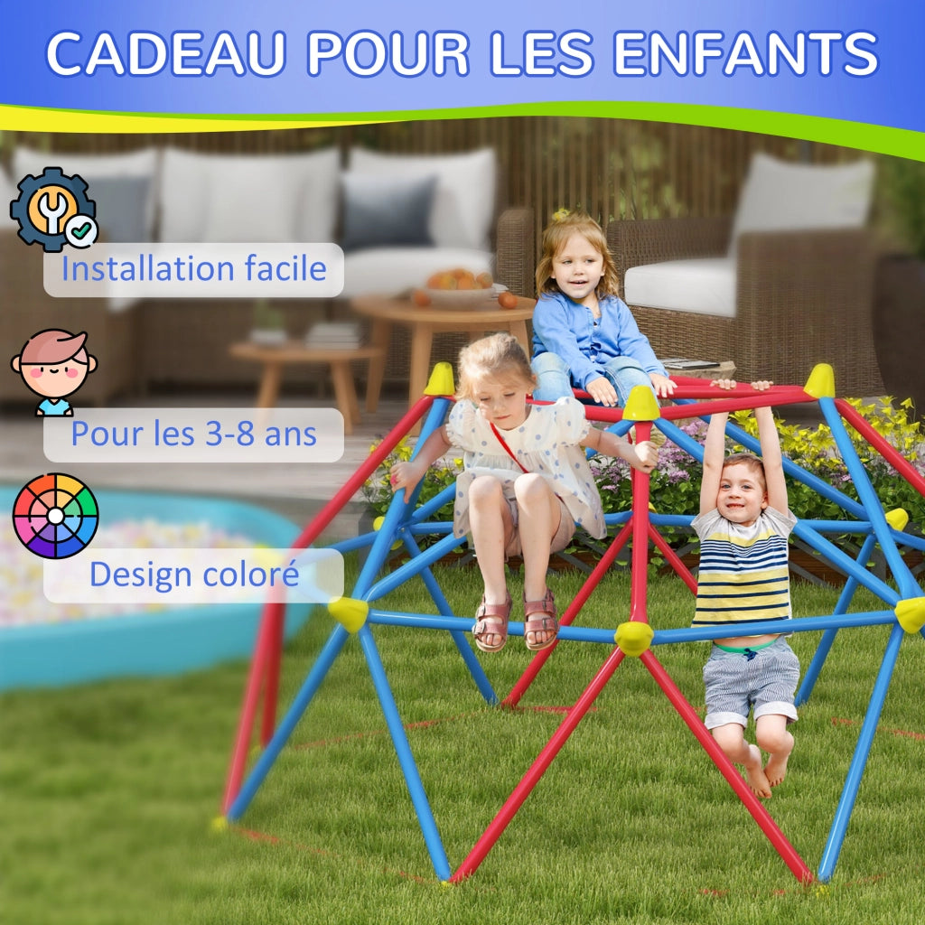 Struttura per arrampicata bambini ¨C Minimal ¨C metallo multicolore 183 cm
