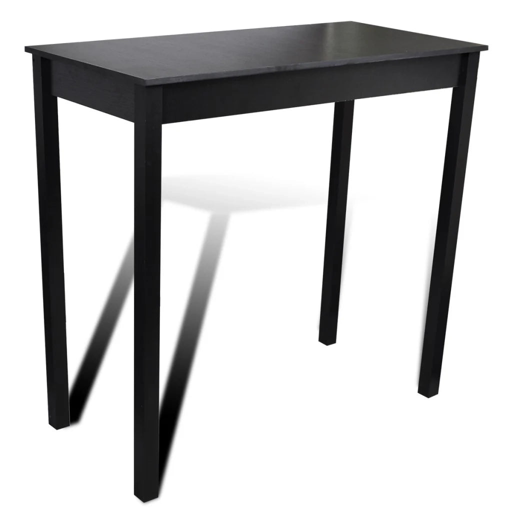 Set di 2 sgabelli da bar con tavolo alto nero 1202005