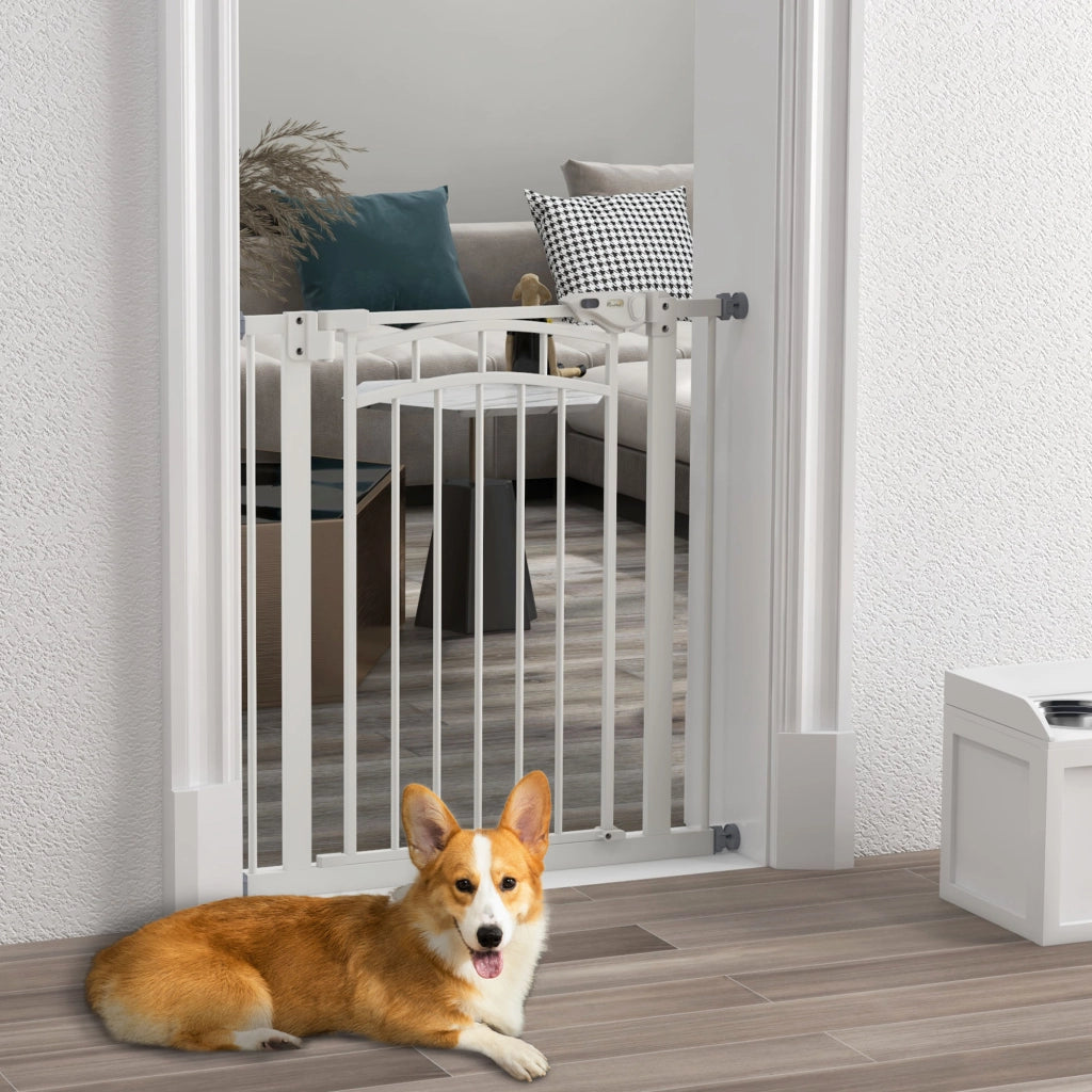 Barriera di sicurezza per bambini e cani ¨C Minimal ¨C 74-80x76 cm bianco