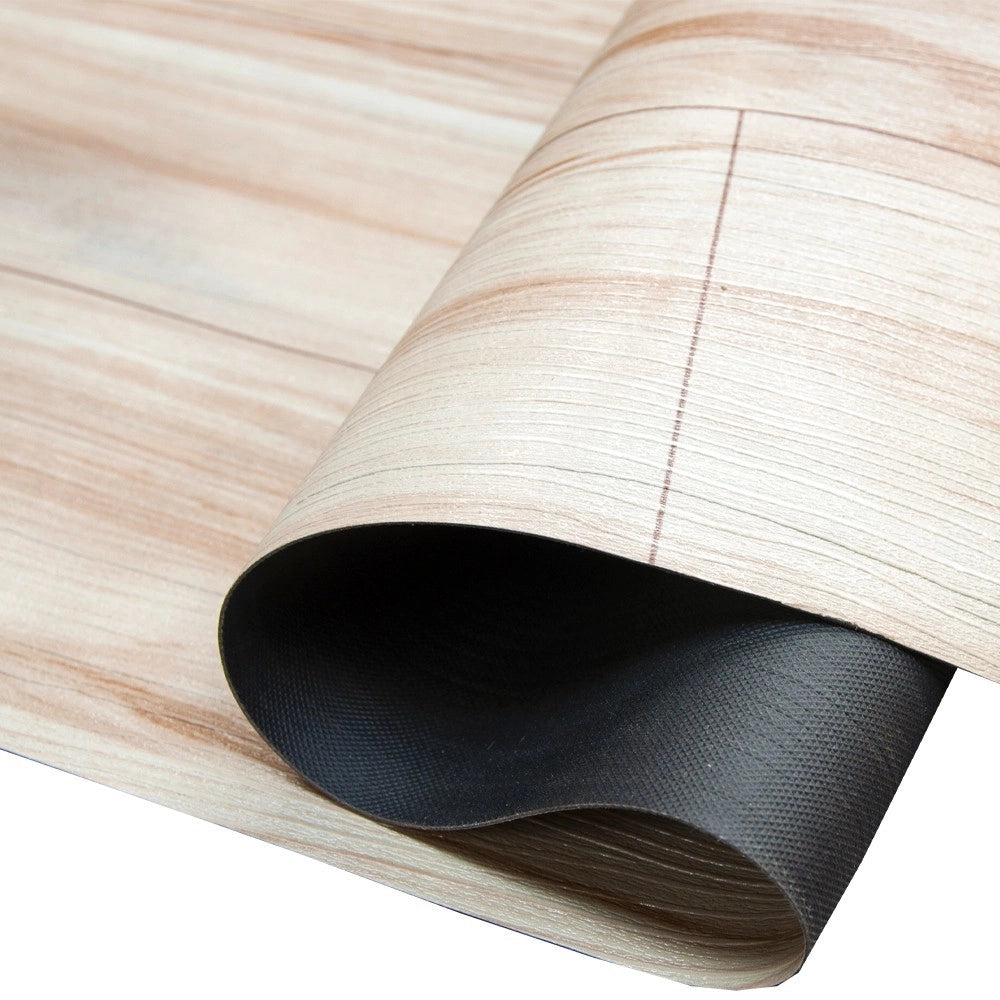 Pavimento PVC 140x120 Cm Rivestimento Rotolo Vinile 30 Misure Design Legno Parquet Venato Dis A