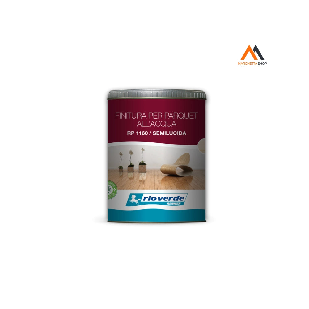 FINITURA PER PARQUET ALL'ACQUA TRASPARENTE SEMILUCIDA 750 ML