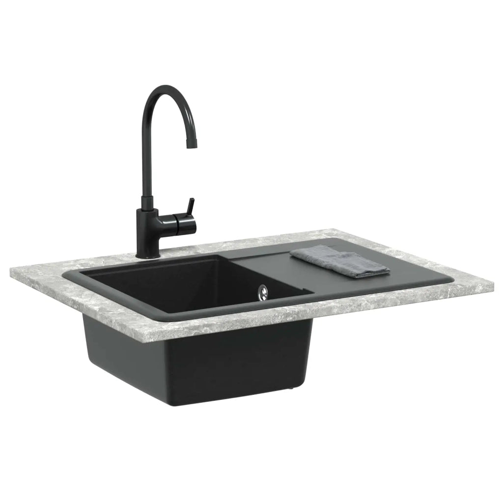 Lavello Nero 670 x 460 mm Granito