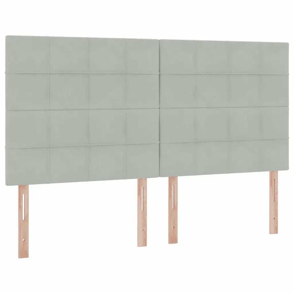 Letto con contenitore e materasso Grigio chiaro 180 x 200 cm 3372045