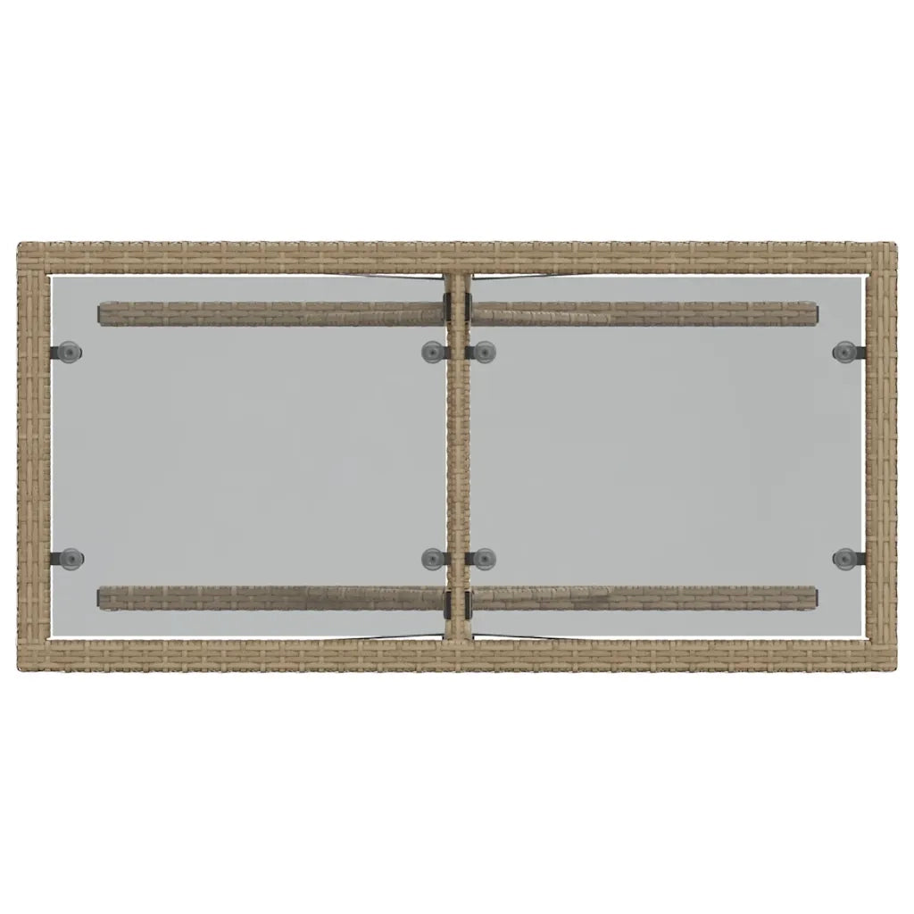 Set da Bistrò 3 pz con Cuscini Beige Misto in Polyrattan 365071