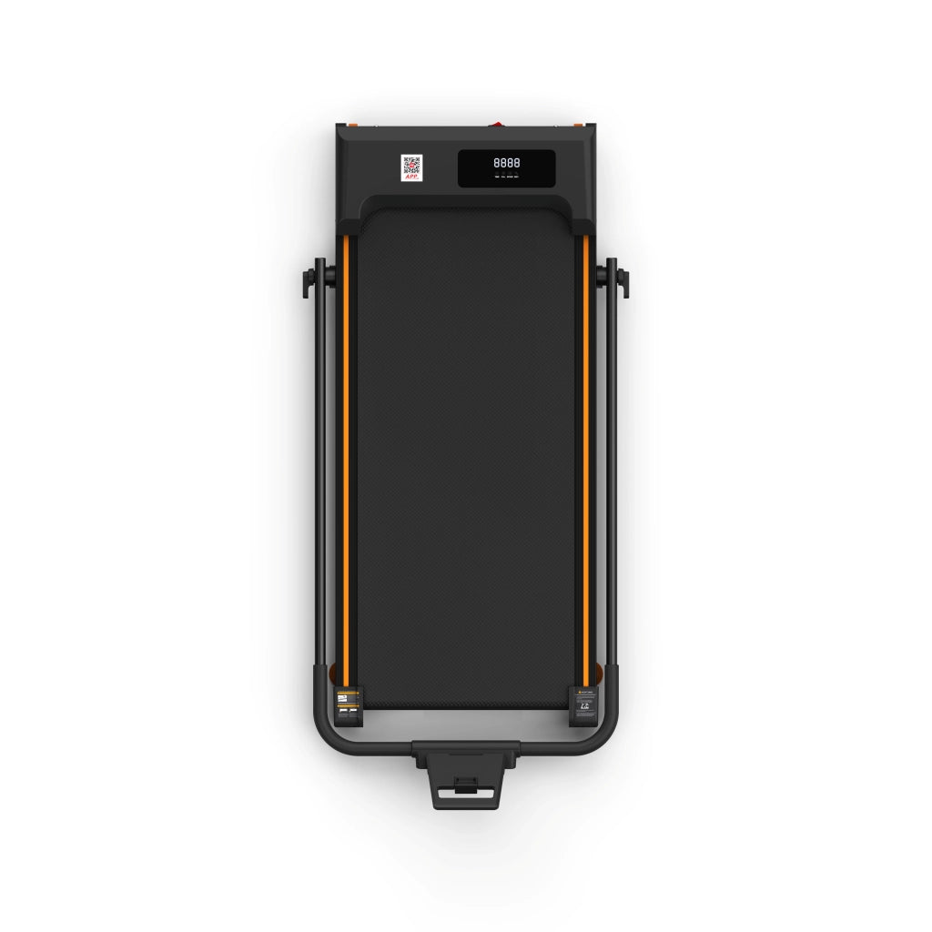 Tapis roulant domestico, con funzione di inclinazione, tapis roulant da tavolo compatto e portatile, portata massima 120 kg, nero