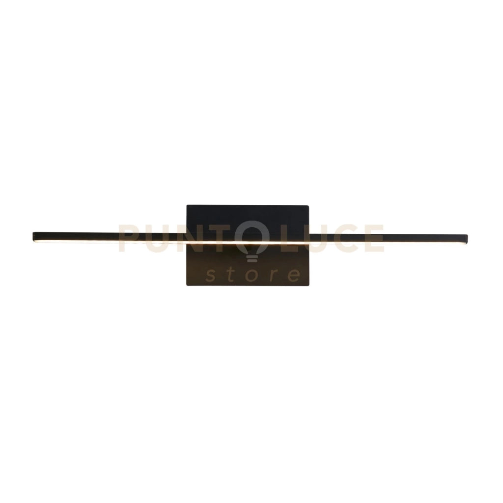 Applique da parete Amalfi LED IP44, metallo nero opaco