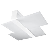 Massimo Tangerine Modern Lampada da soffitto e parete 2x15W LED Pannello cromato Bianco