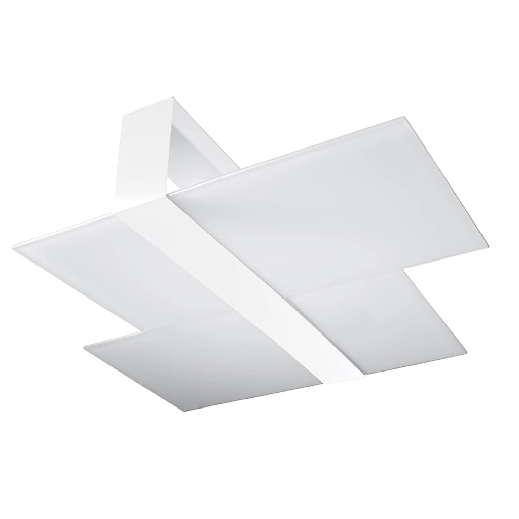 Massimo Tangerine Modern Lampada da soffitto e parete 2x15W LED Pannello cromato Bianco
