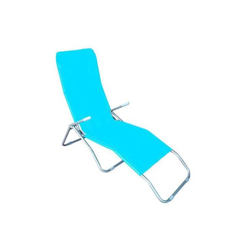 Lettino Acciaio Rocking Azzurro Vette 05700