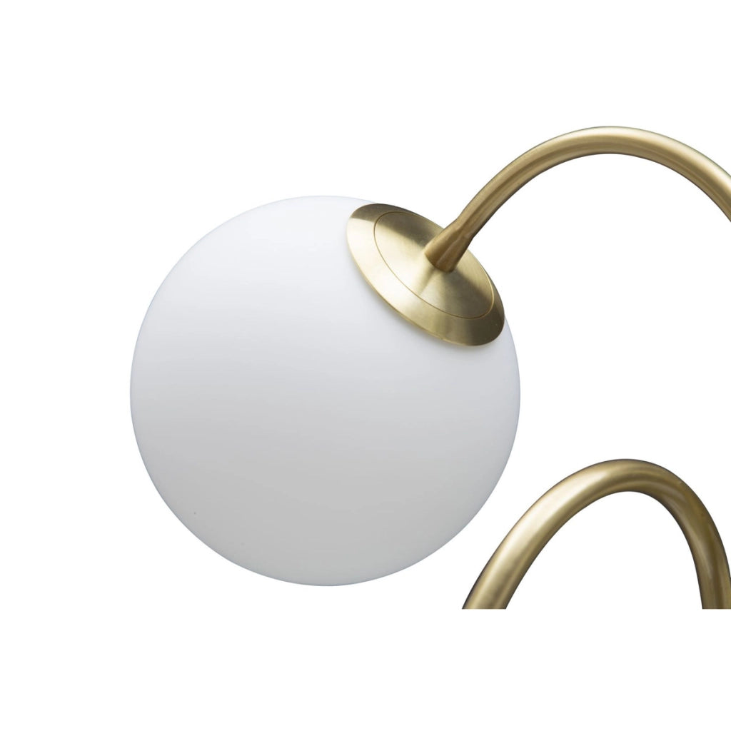 Lampada da Terra VKH207, Oro, Metallo, 53x53x74 cm