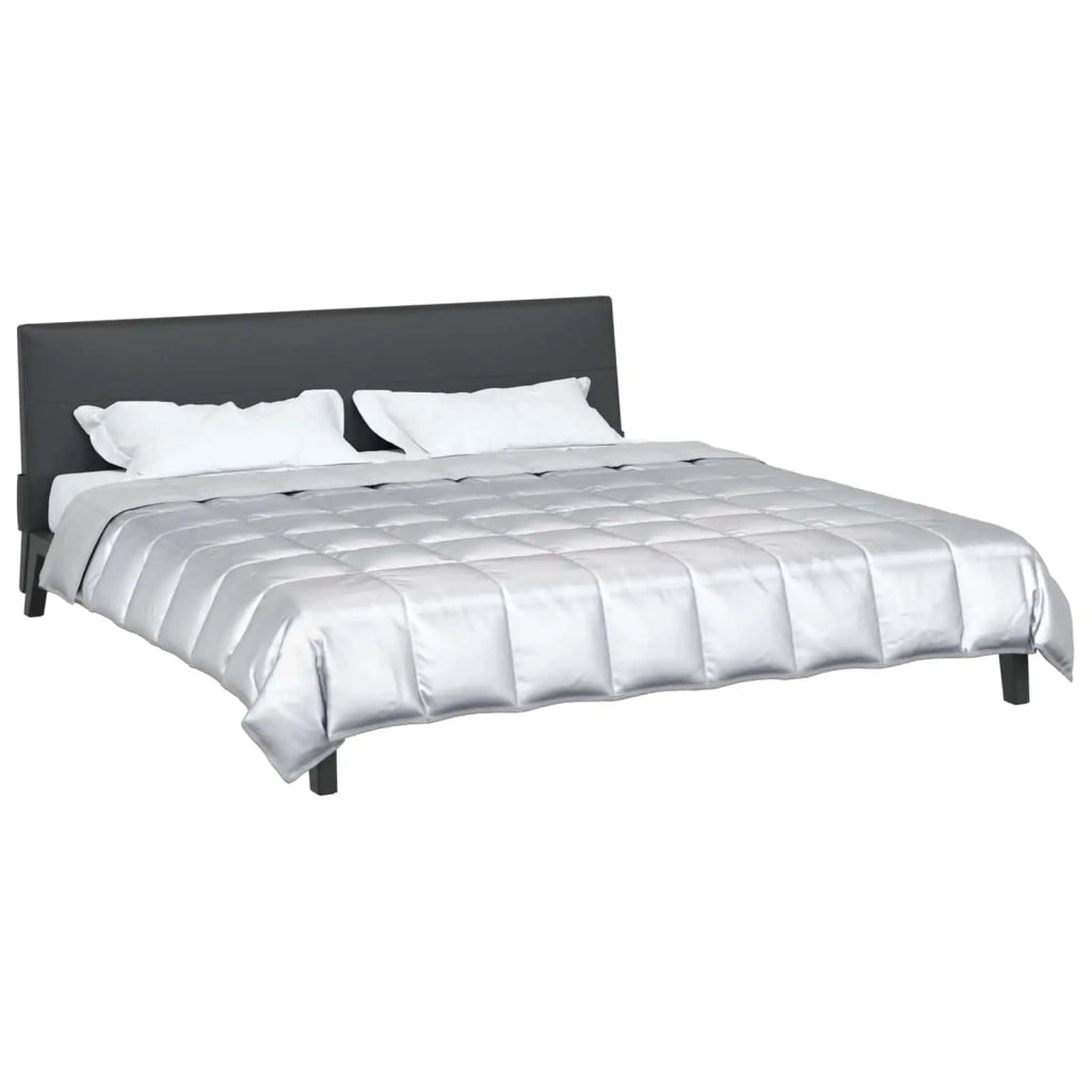 Piumone Completo Annuale Argento 220 x 240 cm Satin e Micropile 42025833
