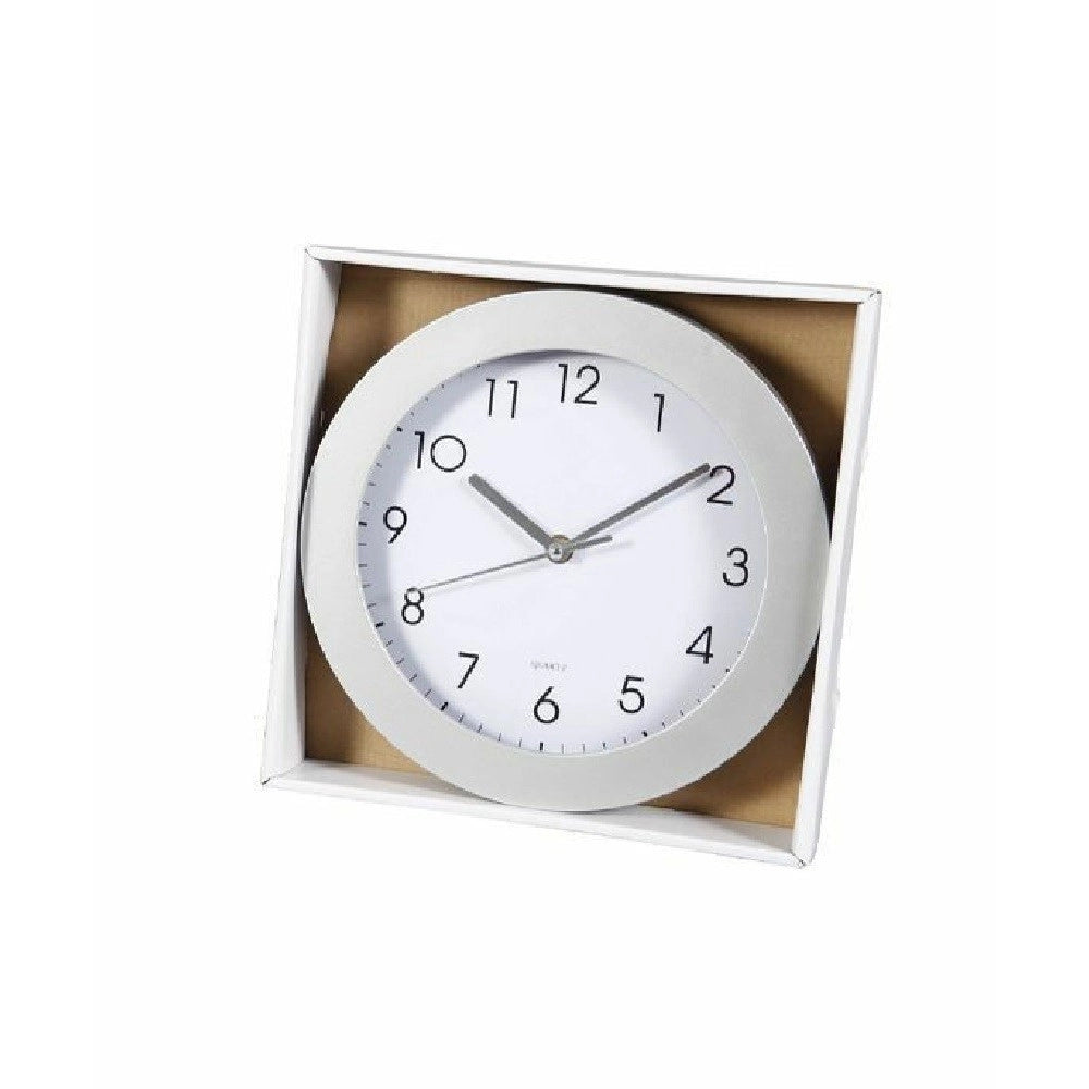 Trade Shop - Orologio Da Parete Muro Analogico Tondo Cucina Stanza Casa Diametro 25cm 161628 -