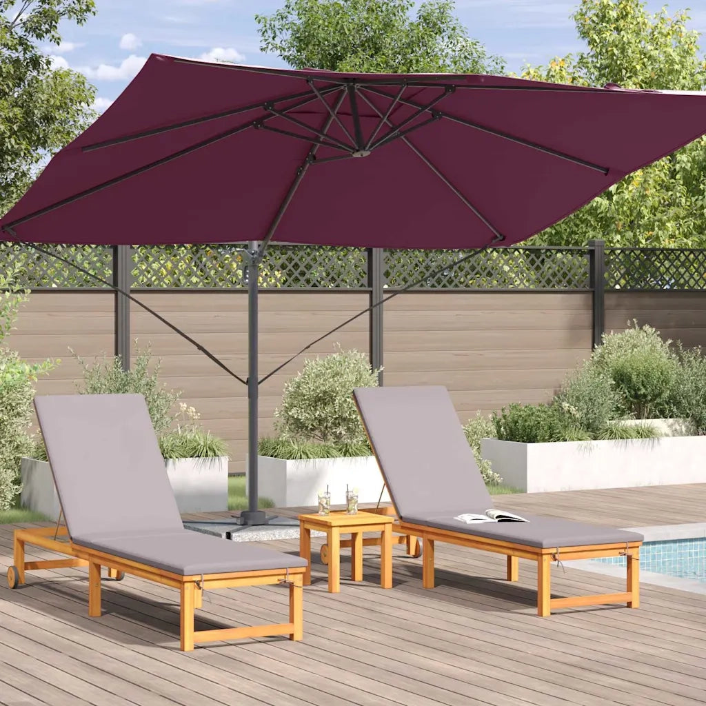 Ombrello | Parasolne Rosso Bordeaux 351 x 250 x 260 cm