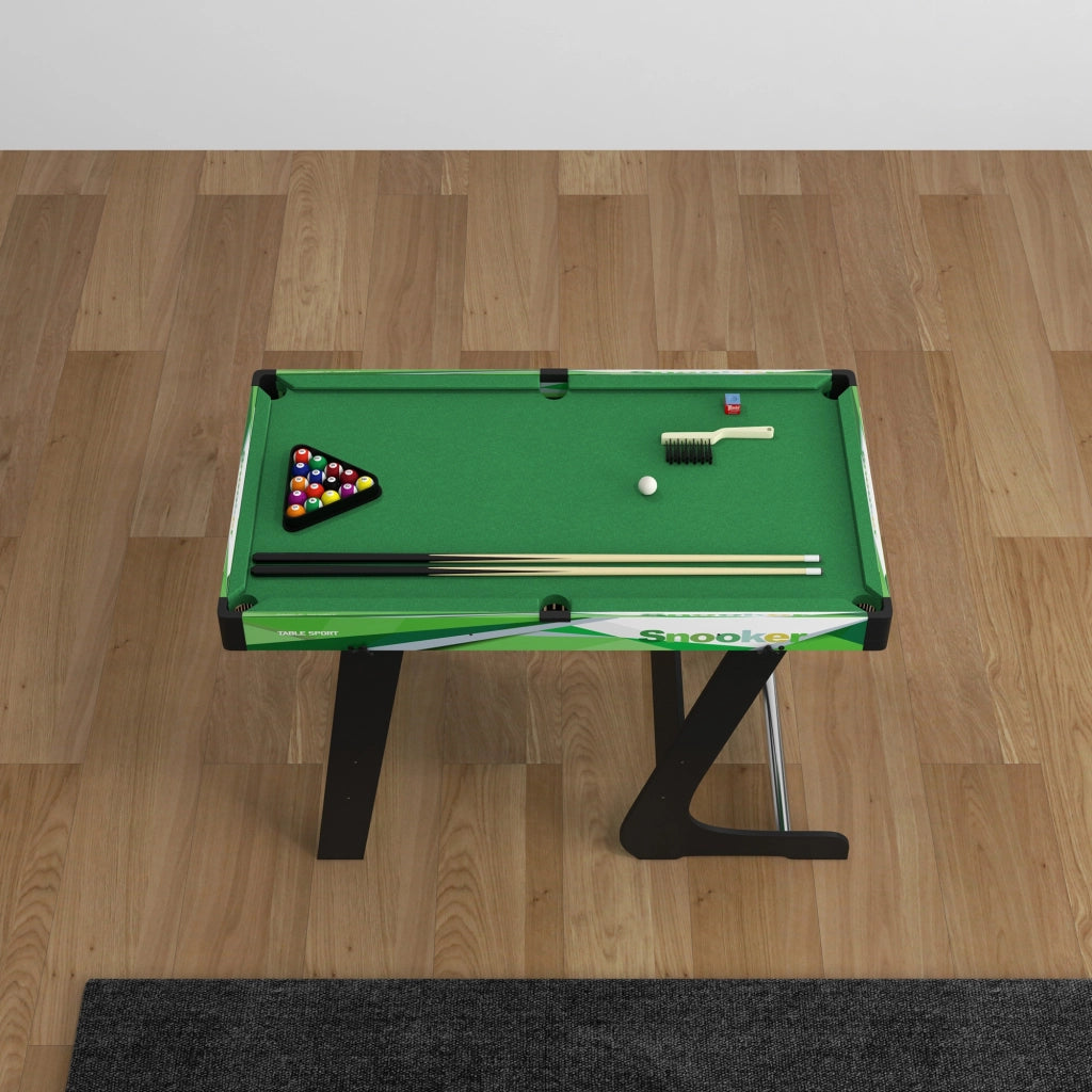Tavolo da biliardo pieghevole 104 cm con accessori ¨C Minimal ¨C Verde