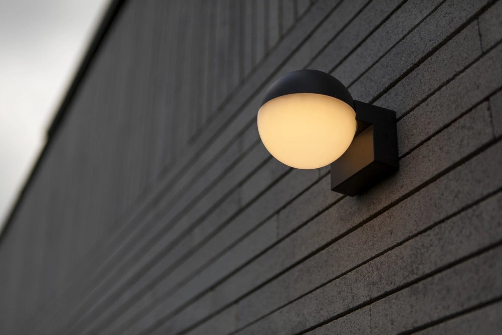 Applique esterna LOOMA LED 7,8W IP54 alluminio grigio