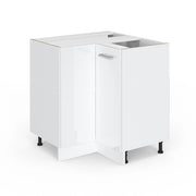 Armadio universale ad angolo R-Line Bianco lucido 75.6 cm con anta, senza piano di lavoro Vicco