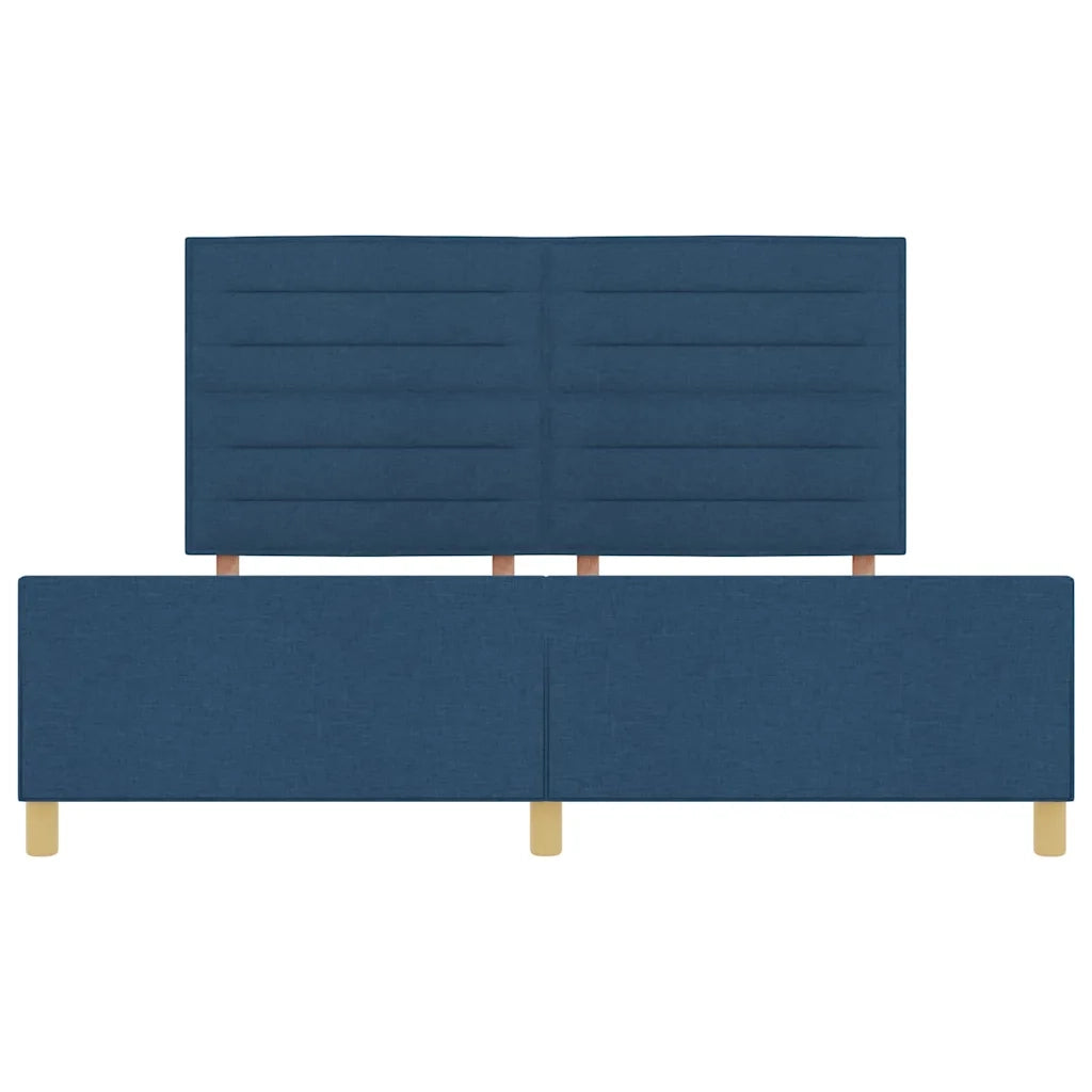 Struttura del letto con testiera Blu 180 x 200 cm Tessuto 3344675