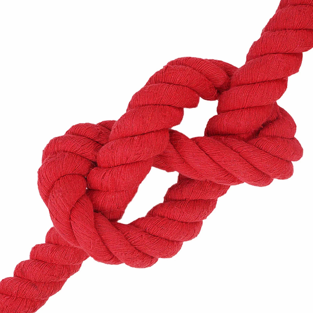 Corda | Fune Rosso 6 x 6 x 1000 cm Cotone