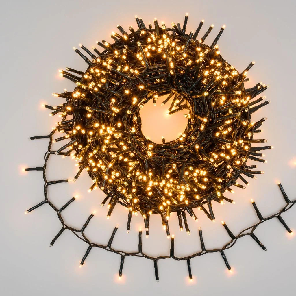 Catena Nastro di Luce 1000 miniled con Multiflash - bianco-caldo