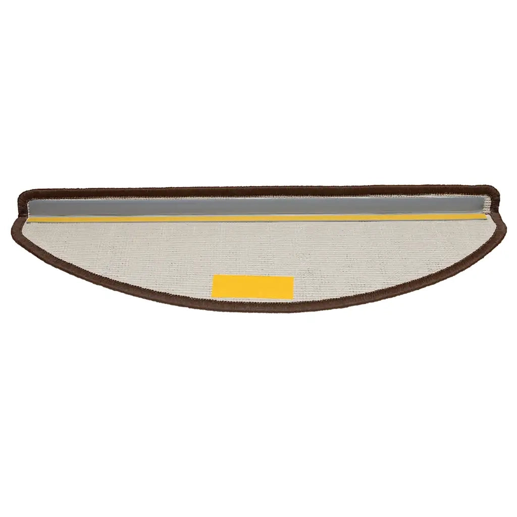 Tappetini per scale 20 pz 65x21x4 cm Marrone Semicircolari Grandi 3365848