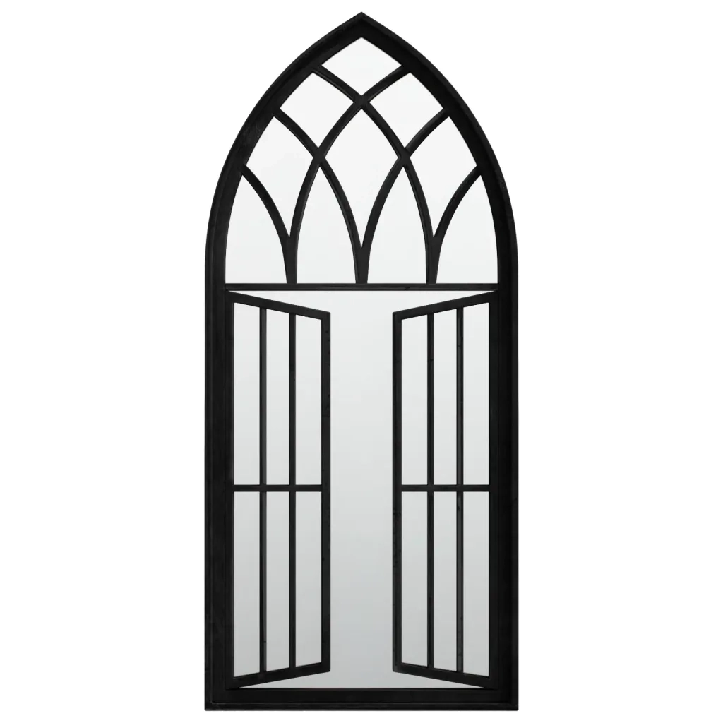 Specchio Nero 100x45 cm in Ferro per Uso Interno 3093532