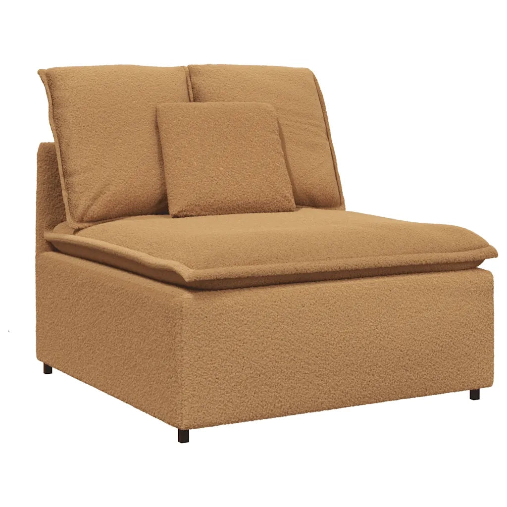 Divano Modulare con Cuscini Beige 3321116