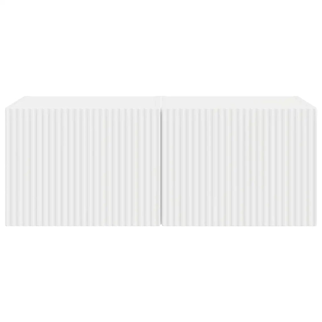 Mobile TV da parete 2 pz | Armadietto TV | Mobile Porta TV Bianco 39 x 31 x 29,5 cm