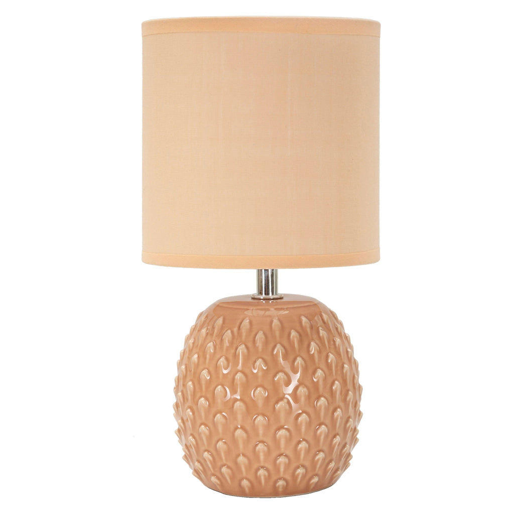 Ketchi, Lampada da Tavolo Necessaria 1 Lampadina, Rosa