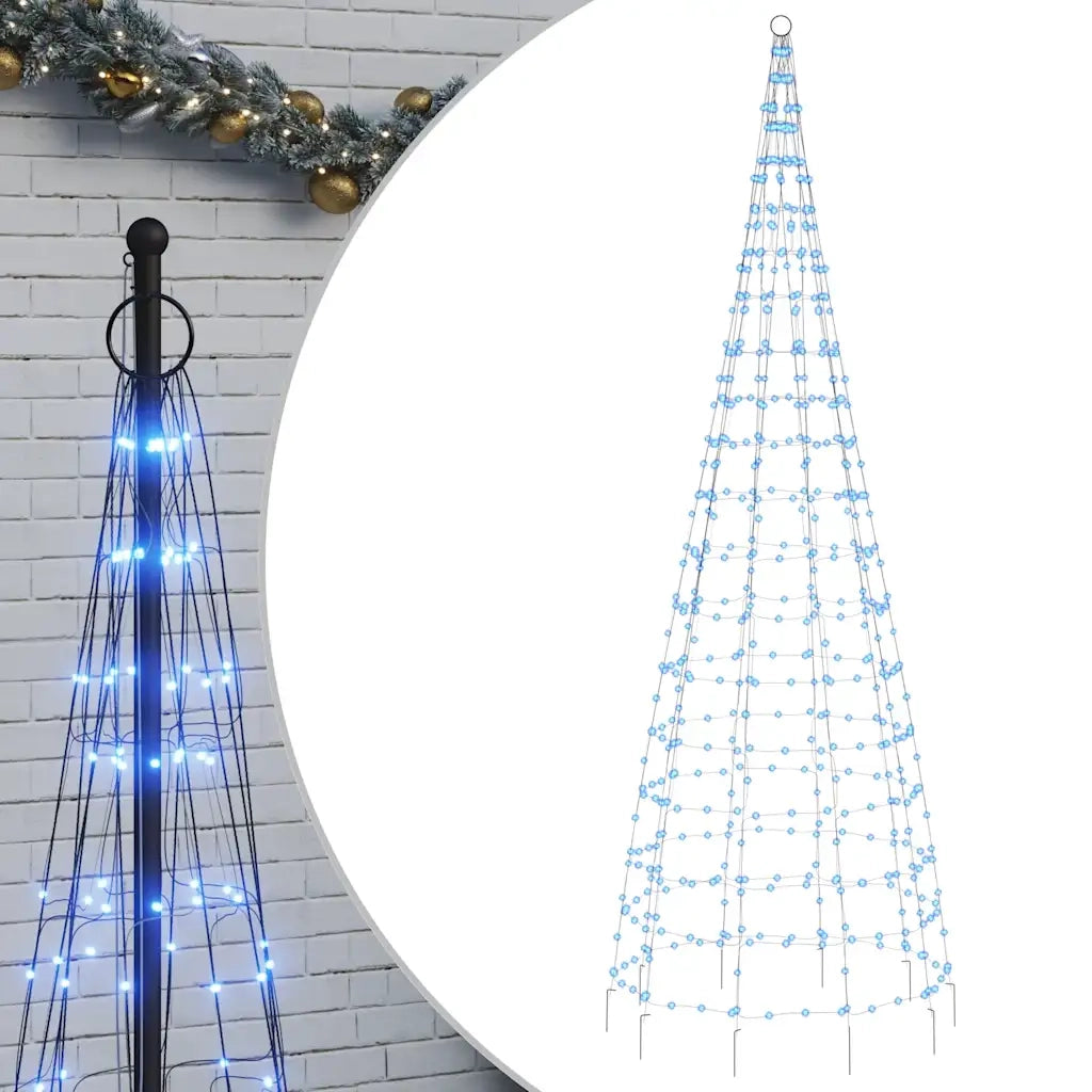 Albero di Natale a LED 550 LED Blu 300cm 358115