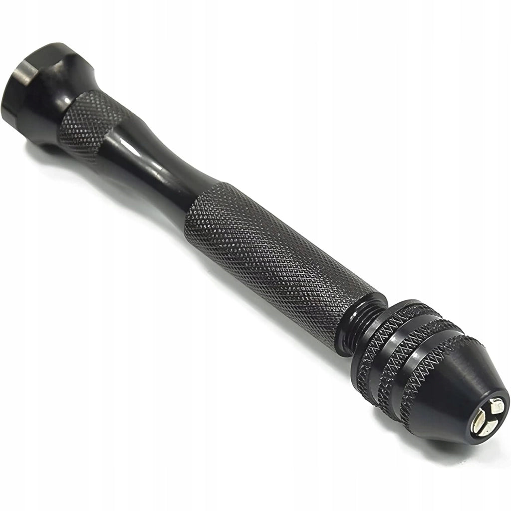 Mini Trapano Manuale Nero – Set 25 Punte 0,5-3mm | Precisione e Ergonomia | Per Legno e Plastica DIY