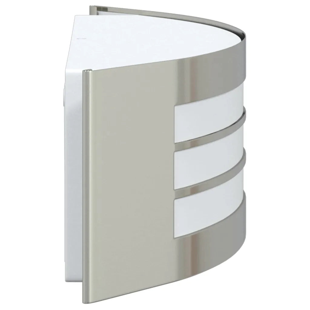Lampada da Parete Esterna 2 pcs Argento 32 x 10 x 10 cm 4005976