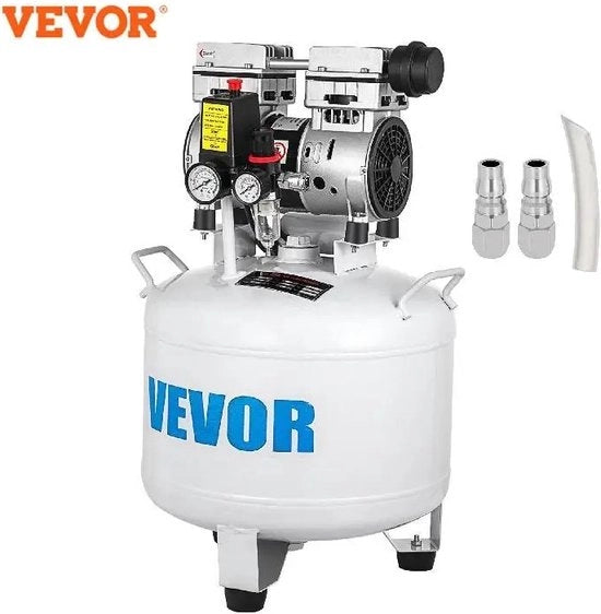 Compressore d'aria - Compressore - Blower d'aria - 850W - 30L - Nero - 8 Bar - 70DB
