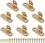 90 gradi T-messing angoli di curvatura per cornice, specchio, connessione mobile (8 pezzi)