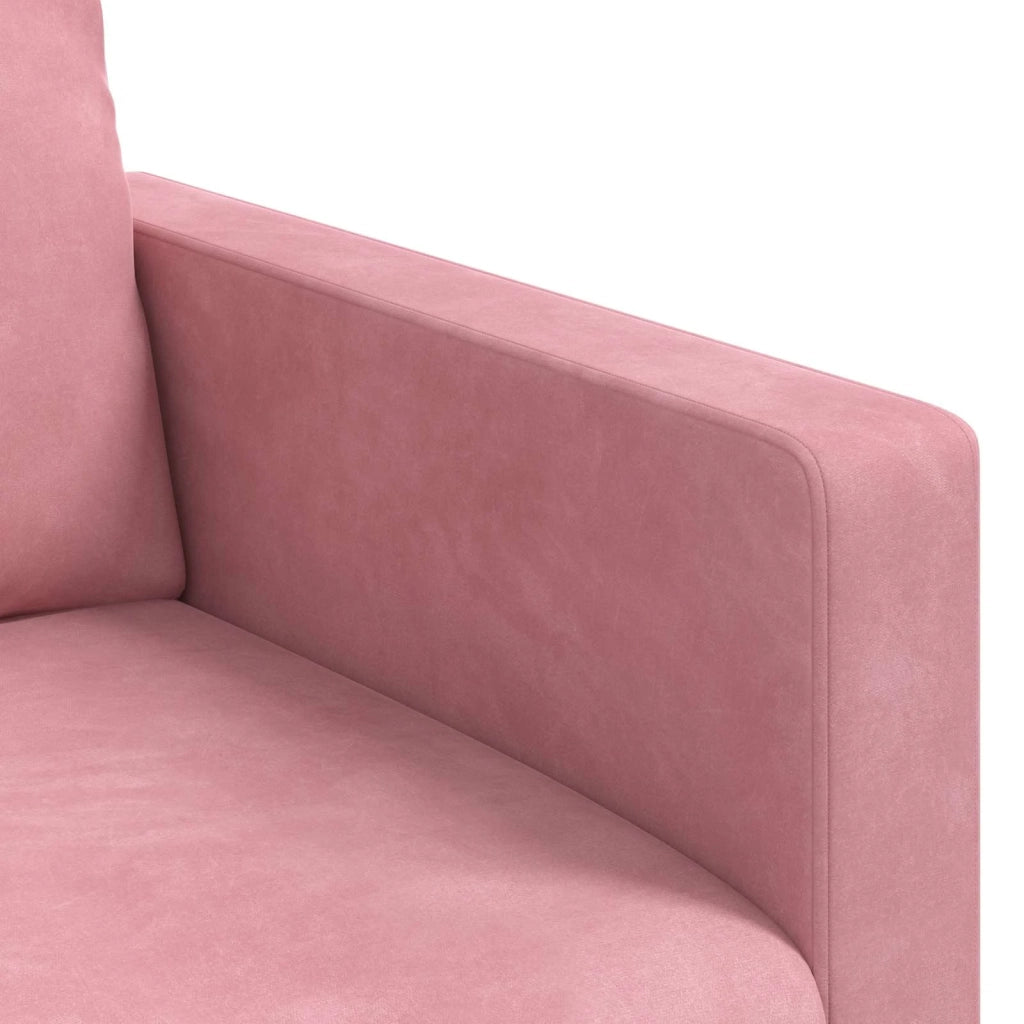 Set di divani 2 pcs Rosa 198 x 78 x 80 cm Velluto 3407599