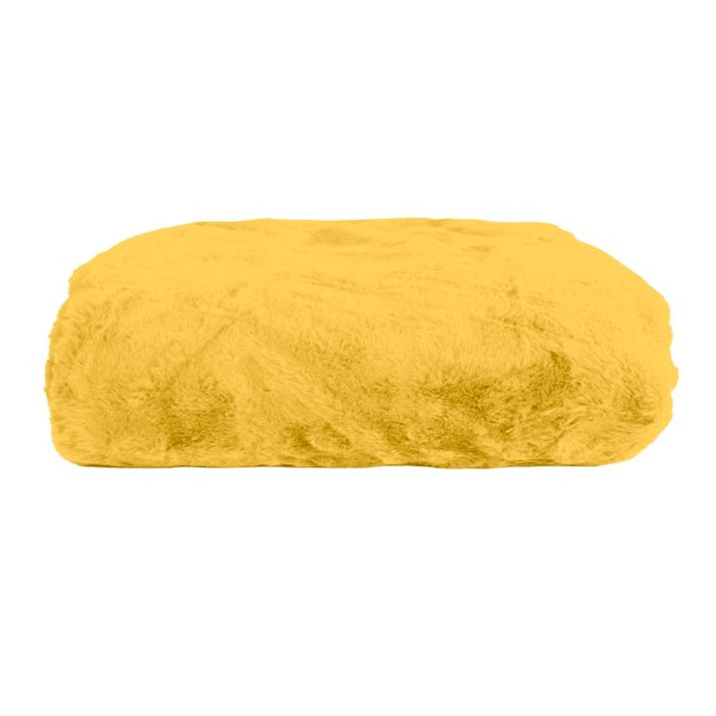 Coperta a quadri gialla 130x170cm MINNOR