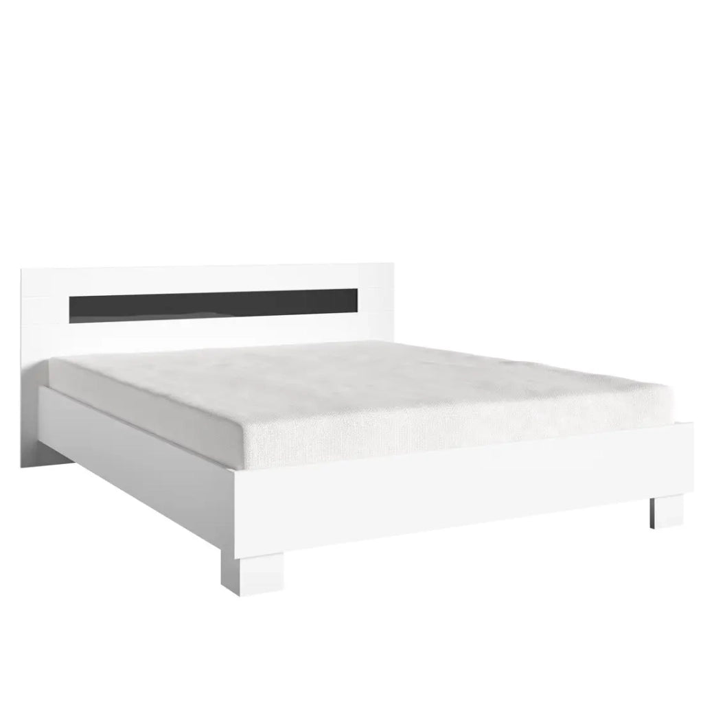 Letto DUBLIN Bianco – 140 x 190 cm