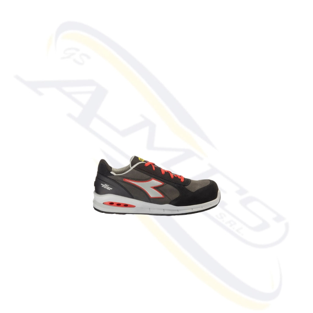 DIADORA “RUN NET” AIRBOX S3 GRIGIO ASFALTO/ARGENTO/ROSSO Taglia: 42