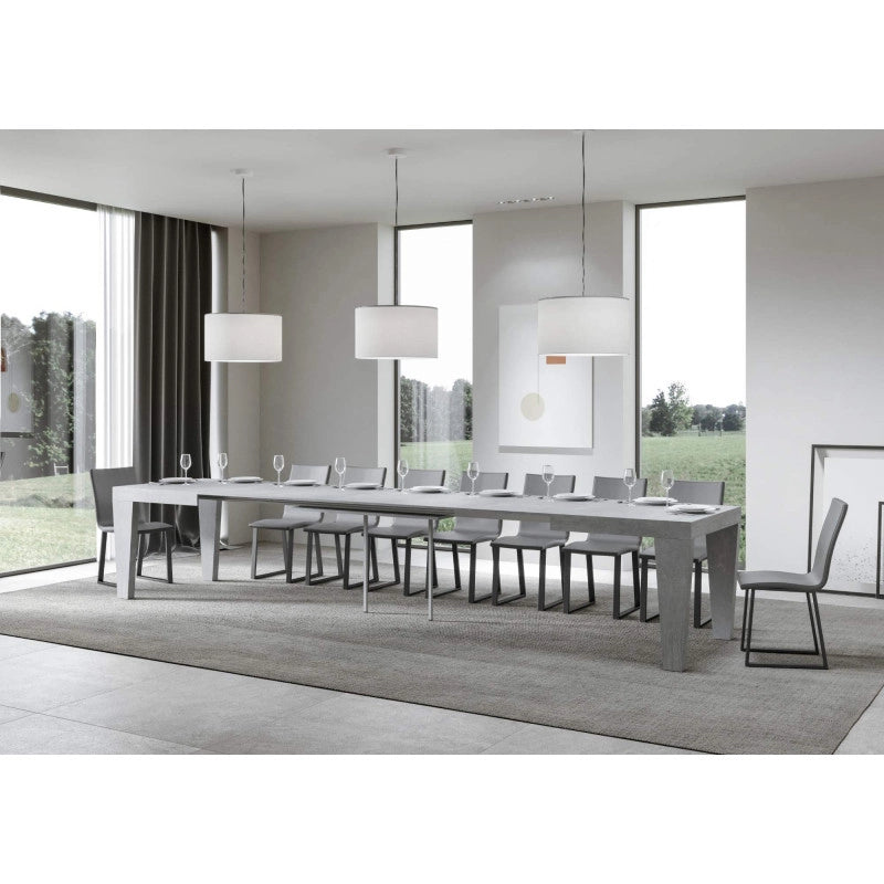 Tavolo allungabile 200/460x90 cm Spimbo - Cemento