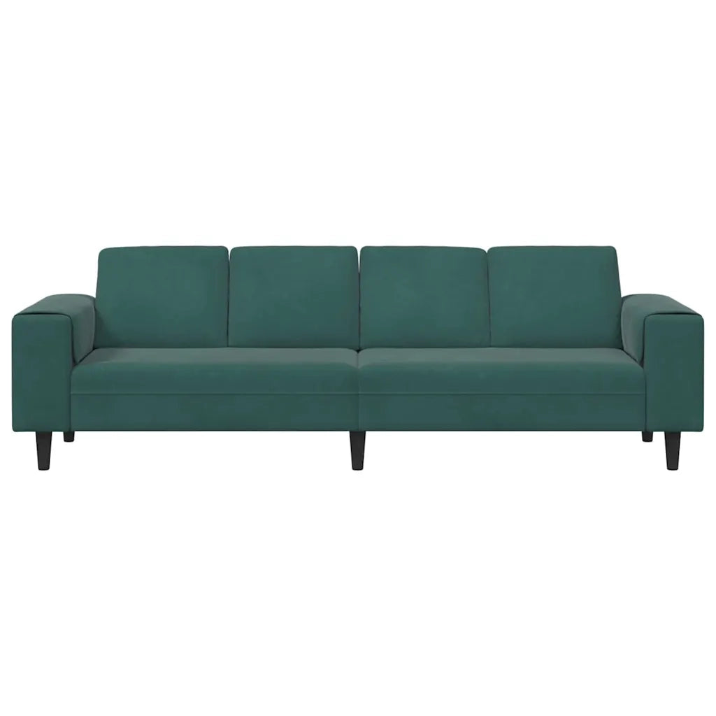 Divano per Soggiorno Verde Scuro 250 x 77 x 76 cm 3335093