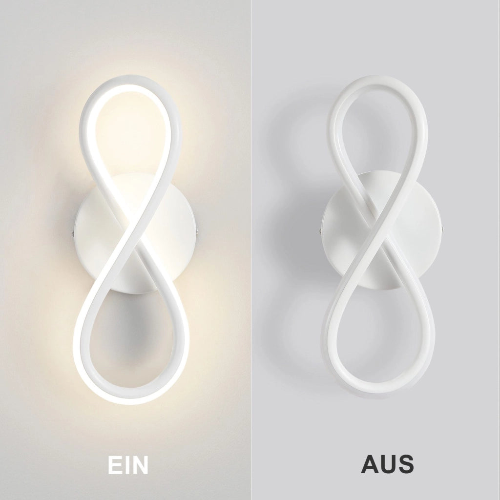 ZMH Moderna lampada da parete a LED da 7W con 8 forme per interni per scale e camera da letto