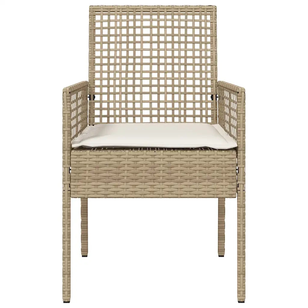 Sedia da Giardino 2 pcs Beige 55 x 53 x 85 cm polyrattan 42003449