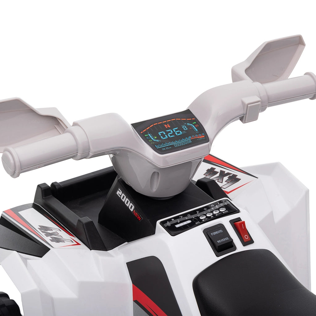 Quad Elettrico per Bambini 6V ¨C Minimal ¨C Bianco