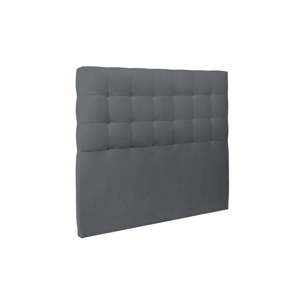 Letto 150x200 cm con testata imbottita - Tessuto velluto