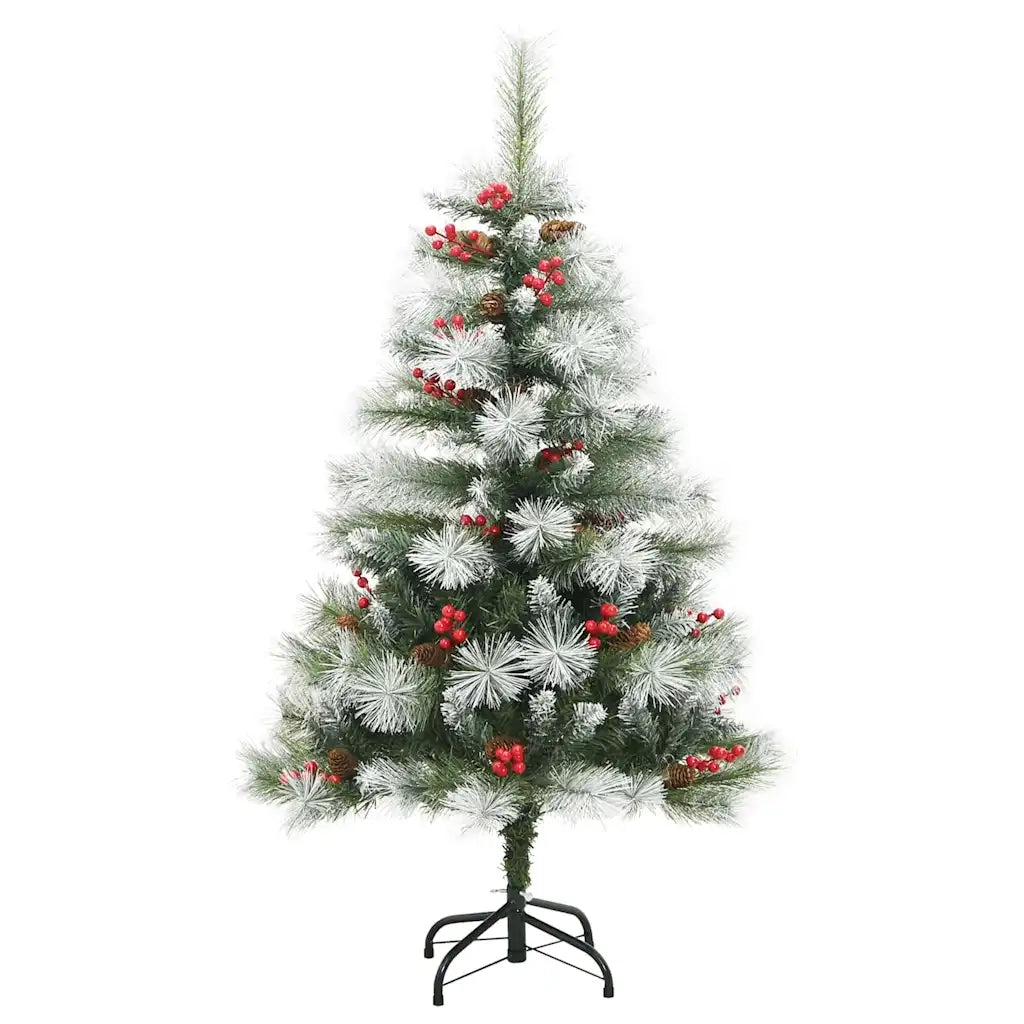 Albero di Natale artificiale Verde e bianco 120 cm 3395163