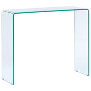 Consolle Trasparente 90 x 30 cm Rettangolare stile Minimalista